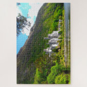 Kylemore Abdij Connemara Galway Ierland. Jigsaw Pu Legpuzzel (Verticaal)