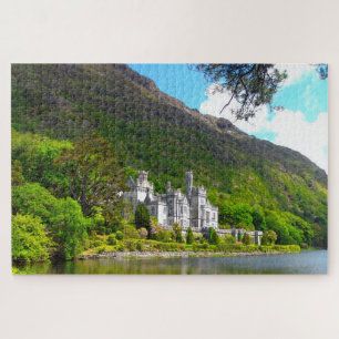 Kylemore Abdij Connemara Galway Ierland. Legpuzzel