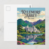 Kylemore-abdij Ierland Briefkaart (Voorkant / Achterkant)
