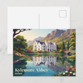 Kylemore Abdij Ierland Briefkaart (Voorkant / Achterkant)