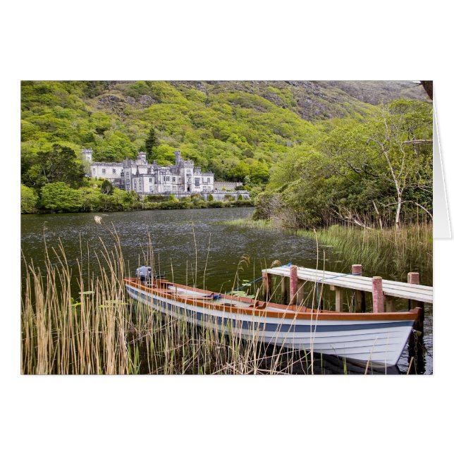 Kylemore Abdij, Ierland. Kylemore Abdij is (Voorkant Horizontaal)