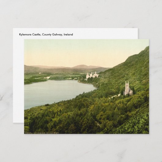 Kylemore Castle Briefkaart (Voorkant / Achterkant)