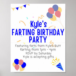 Kyle's verjaardag poster