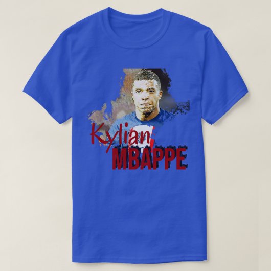 Kylian mbappe Psg speler en Frankrijk T-shirt (Design voorkant)