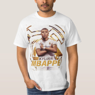 Kylian Mbappe Real Madrid Speler T-shirt