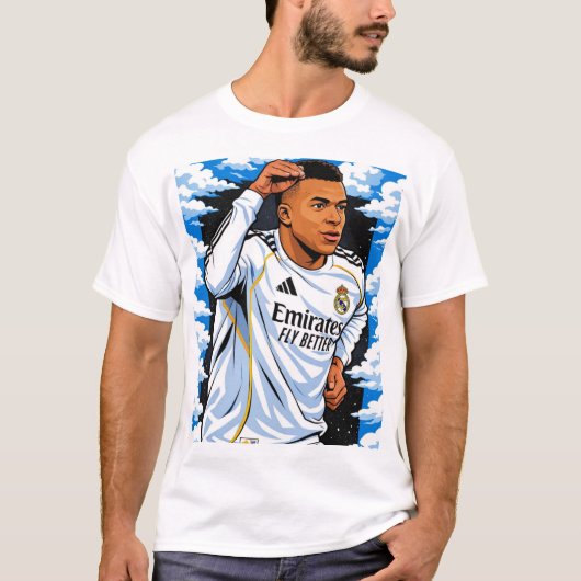 Kylian Mbappé T-shirt (Voorkant)