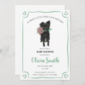 Kylie Baby Shower Invite Kaart (Voorkant / Achterkant)