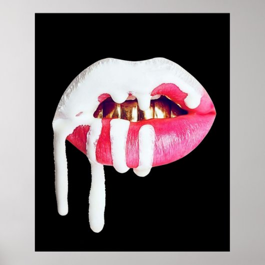 Kylie Cosmetica Lip logo Poster (Voorkant)