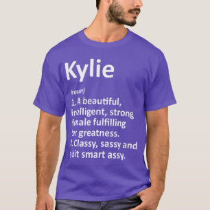 KYLIE Definitie Persoonlijke Naam Grappig Kerstfee T-shirt