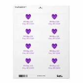 Kylie in Paars Etiket (Full Sheet)