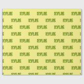 Kylie Kiwi Fruit Geschenk papier Geschenkpapier (Vlak)