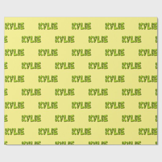 Kylie Kiwi Fruit Geschenk papier Geschenkpapier (Vlak)