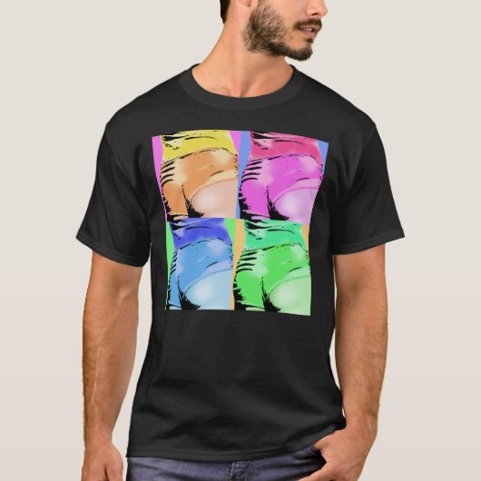 Kylie Minogue Shorts POP Collage Classic T-Shirt (Voorkant)