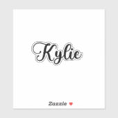 Kylie Naam - Handgeschreven kalligrafie Sticker (Vel)