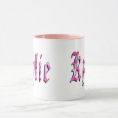 Kylie, Naam, Logo Ringer Combo Koffiemok. Mok (Midden)