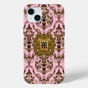 Kylsworth Damask Victoriaans Girl iPhone 15 Mini Hoesje