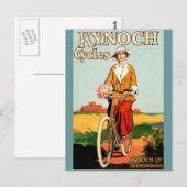 Kynoch Cycyles - fietsenPoster Art Briefkaart (Voorkant / Achterkant)