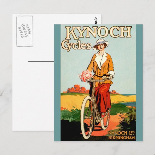 Kynoch Cycyles -  fietsenPoster Art Briefkaart (Voorkant / Achterkant)