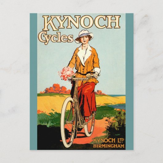 Kynoch Cycyles - fietsenPoster Art Briefkaart (Voorkant)