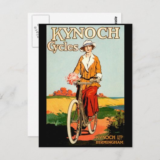KYNOCH-fietsen Briefkaart (Voorkant / Achterkant)
