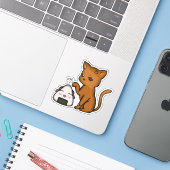 Kyo en Tohru Sticker (Laptop met iPhone)