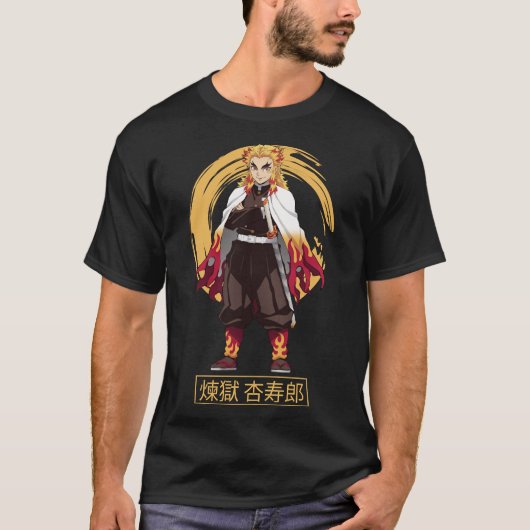 Kyojuro Rengoku 03 T-Shirt (Voorkant)