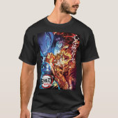 Kyojuro rengoku vs Akaza Classic T-Shirt (Voorkant)