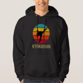 Kyokoshin Karate Sunset Martial Arts Styl Hoodie (Voorkant)
