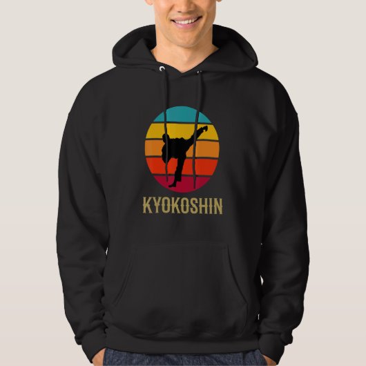 Kyokoshin Karate  Sunset Martial Arts Styl Hoodie (Voorkant)