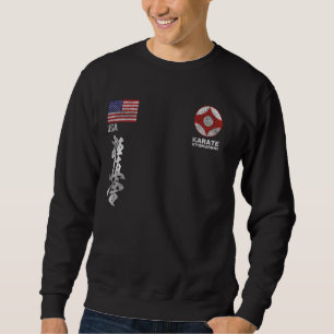 Kyokushin America Karate Amerikaanse vlag Kyokush Trui