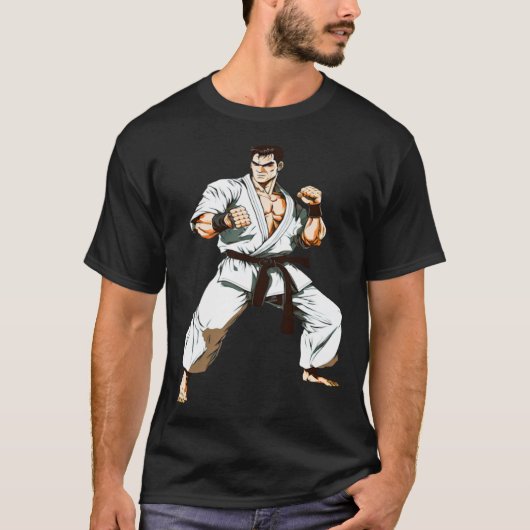 Kyokushin Budo Karate Fighter T-shirt (Voorkant)