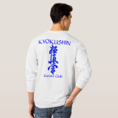 Kyokushin Edmonton Dojo T-Shirt - Lange hoes (Achterkant volledig)