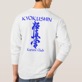 Kyokushin Edmonton Dojo T-Shirt - Lange hoes (Achterkant)