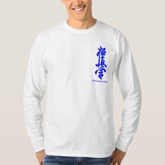 Kyokushin Edmonton Dojo T-Shirt - Lange hoes (Voorkant)