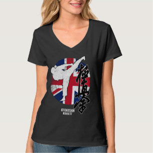 Kyokushin Engeland Karate Engelse vlag Kyokushin T-shirt