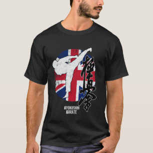 Kyokushin Engeland Karate Nederlands VK vlag Kyoku T-shirt
