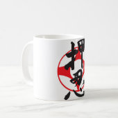 Kyokushin kanku OSU Koffiemok (Voorkant links)