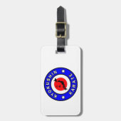 Kyokushin Karate Bagagelabel (Voorkant verticaal)
