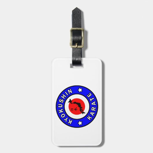 Kyokushin Karate Bagagelabel (Voorkant verticaal)