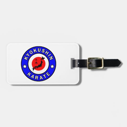 Kyokushin Karate Bagagelabel (Voorkant horizontaal)