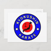 Kyokushin Karate Briefkaart (Voorkant / Achterkant)