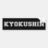 Kyokushin Karate Bumpersticker (Voorkant)