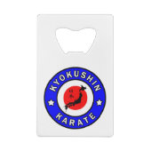Kyokushin Karate Creditkaart Flessenopener (Achterkant)