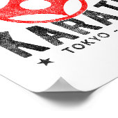 Kyokushin Karate Do Martial Arts Japan Tokyo Vinta Poster (Hoek)