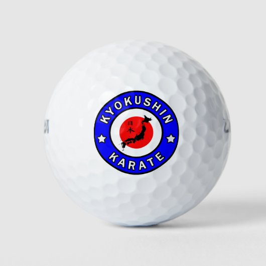 Kyokushin Karate Golfballen (Voorkant)