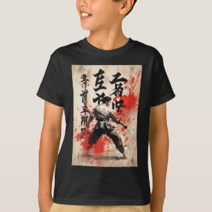 Kyokushin Karate Japanse Kalligrafie Vechtkunst T-shirt