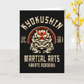 Kyokushin Karate Japanse Vechtkunsten  Kaart (Gele Bloem)