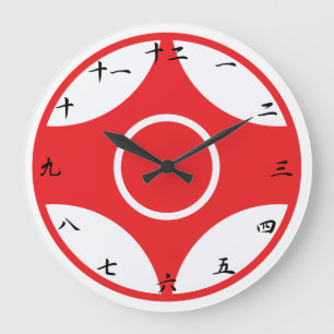 Kyokushin Karate Kanku Clock Grote Klok