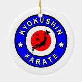Kyokushin Karate Keramisch Ornament (Achterkant)