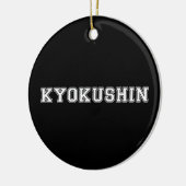 Kyokushin Karate Keramisch Ornament (Links)